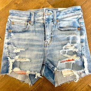 NWT American Eagle high rise shortie with pocket detail